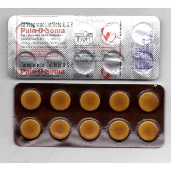 PAIN O SOMA 350MG Tabs Buy Online