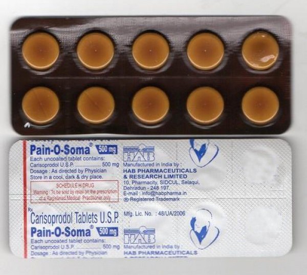 PAIN O SOMA 500MG Tabs buy online